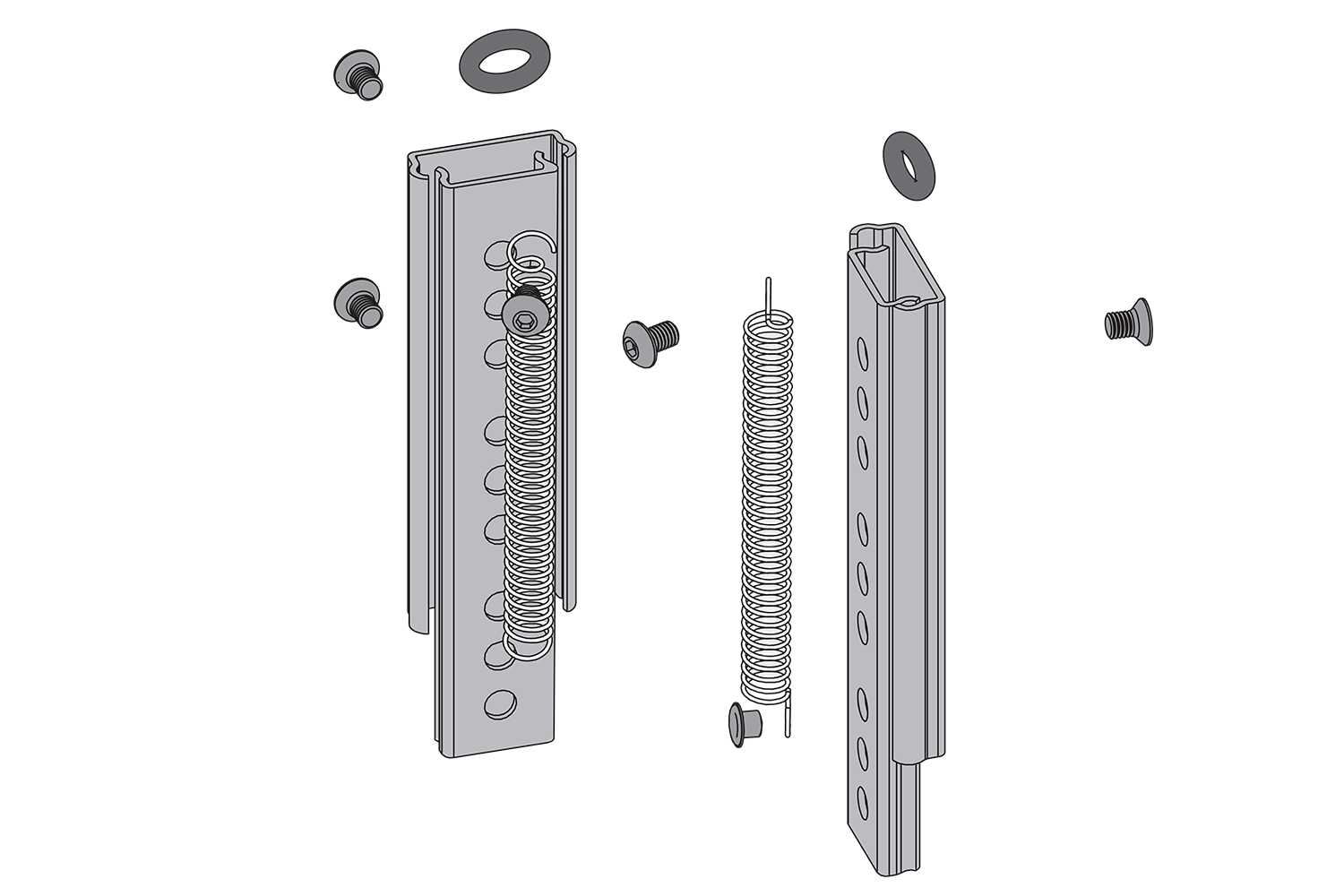 Finger Guard Ball Bearing Slide Assembly